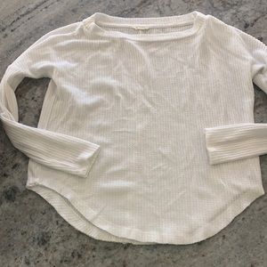 Aeropostale waffle knit long sleeve top